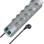 Brennenstuhl Primera-Line, Steckdosenleiste 10-Fach Silber