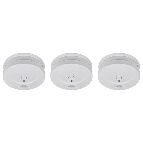 Brennenstuhl Rauchmelder Set, 3X RM C 9010 mit austauschbarer Batterie weiß 1290080003