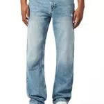 Burocs Distressed Straight Fit Jeans Herren aus 100% Baumwolle mit YKK Reißverschluss