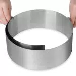 Cabilock Edelstahl Mousse-Ausstecher für Kuchen, Kekse und Gebäck