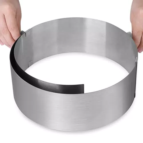 Cabilock Edelstahl Mousse-Ausstecher für Kuchen, Kekse und Gebäck