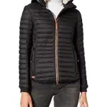 camel active Damen leichte Steppjacke mit Abnehmbarer Kapuze Blouson