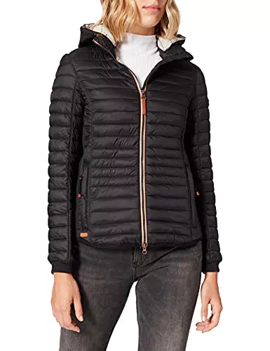 camel active Damen leichte Steppjacke mit Abnehmbarer Kapuze Blouson