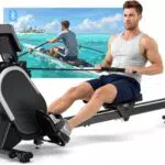 CHAOKE Rudergerät für Zuhause – Leises Magnet Rudergerät mit App & 16 Stufen