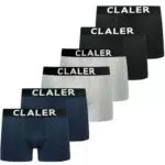 CLALER Herren Boxershorts aus Baumwolle - Retroshorts für Männer - Bequeme und Atmungsaktive Unterwäsche