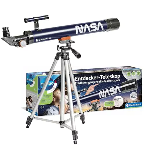 Clementoni Galileo Lab NASA Teleskop für Kinder mit 300-facher Vergrößerung