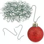 COM-FOUR® Haken für Weihnachtsbaumschmuck – Doppelhaken für Christbaum-Deko