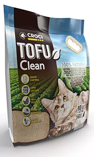 Croci Tofu Clean Litter – Klumpende, biologische & geruchshemmende Katzenstreu