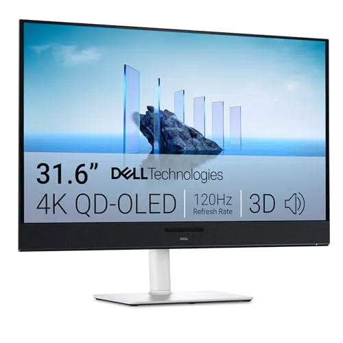 Dell S3225QC 32 Zoll 4K UHD Monitor, QD OLED, 120Hz, FreeSync, HDR, USB-C