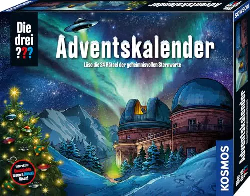 Kosmos Die Drei ??? Adventskalender 2025 – Rätselspaß für Kinder