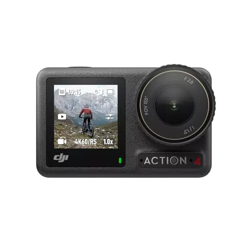 DJI Osmo Action 4 – 4K Action-Kamera mit 1/1,3-Zoll-Sensor und 10-Bit-Farbleistung