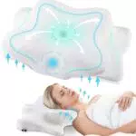 DONAMA Memory Foam Kissen ergonomisch – Nackenkissen für Seiten-, Rücken- & Bauchschläfer