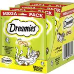 DREAMIES Katzensnacks mit Thunfisch – Knusprige Leckerlies mit zarter Füllung