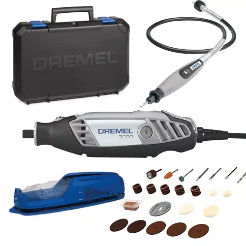 Dremel 3000 Multifunktionswerkzeug mit 25 Zubehörteilen und variabler Drehzahl - Ideal zum Schneiden, Schleifen und Polieren