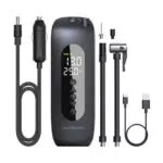 dwndpump Elektrische Luftpumpe 150 PSI mit LED Display, tragbarer Kompressor für Fahrrad, Auto & Motorrad