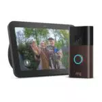 Amazon Echo Show 8 mit Ring Video-Türklingel Akku – Smart Home Set