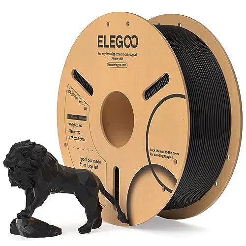 ELEGOO PLA Filament 1.75mm - Hochpräzises 3D Druckmaterial für FDM Drucker
