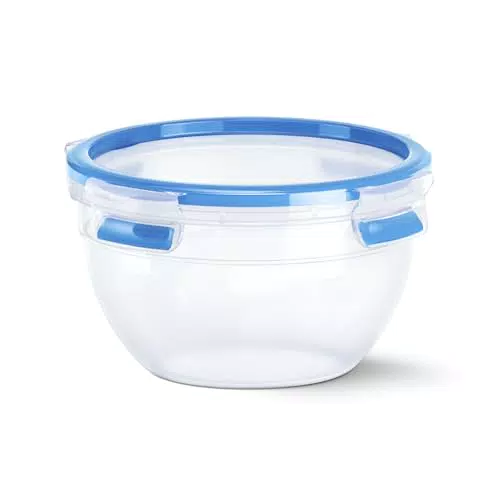 Emsa Clip & Close Frischhaltedosen N10116 | Runde Kunststoffbehälter