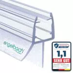 Engelbach Duschdichtung für 5-8mm Glastüren – 100% wasserdicht, einfache Installation