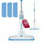 Enigma Sprühwischer 137cm – Nachfüllbarer Bodenwischer mit Sprühfunktion für Hartböden