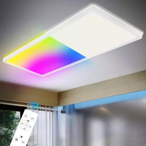 Epicflare LED Deckenlampe mit Fernbedienung – dimmbares Panel für Büro & Wohnzimmer
