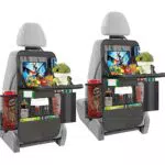 ERWEY Auto Organizer Rückenlehnenschutz mit Tablet Halterung und Klapptisch