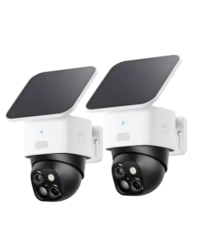 eufy Security SoloCam S340 - Außenkamera mit 360° Überwachung und Solarbetrieb