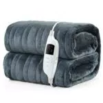 Evajoy elektrische Heizdecke mit Abschaltautomatik, 7 Heizstufen, Timer, waschbar