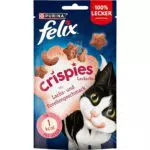FELIX Crispies Katzensnack mit Lachs- und Forellengeschmack
