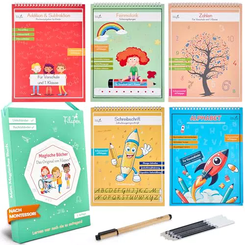 Filapen® Magische Vorschulhefte – Schreiben und Rechnen lernen für Kinder ab 4 Jahren