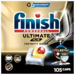 Finish Ultimate Plus Infinity Shine Citrus Spülmaschinentabs Geschirrspültabs für intensive Reinigung