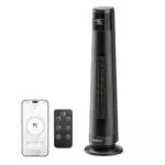 FLANUR Heizlüfter 1500W PTC Keramik, energiesparend, leise, mit Thermostat & Fernbedienung