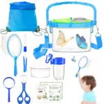Forscherset für Kinder – Entdecker Spielzeug Set mit Lupen und Beobachtungsbox