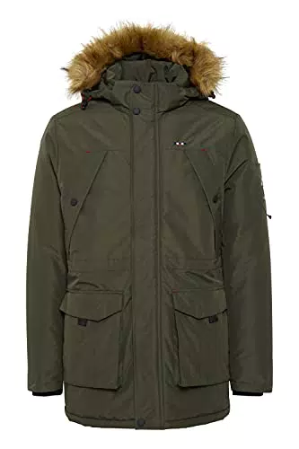FQ1924 Aegir Herren Winterparka Parka Winterjacke mit Stehkragen