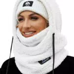 Fuakesor Plüsch Sturmhaube Mütze Winter Thermo Skimaske Balaclava für Herren Damen