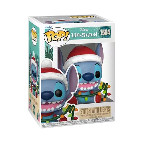 Funko POP! Disney Holiday Stitch mit Lichter – Sammlerfigur