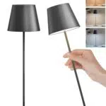 FUYO LED Tischlampe kabellos, USB-C Akku, dimmbar, Outdoor & Indoor, Touch-Steuerung