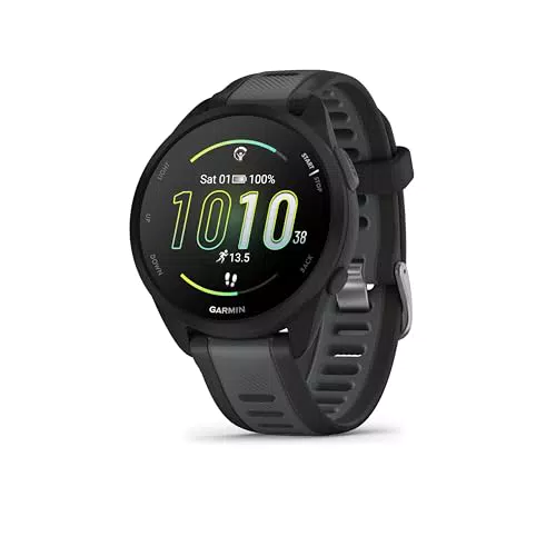 Garmin Forerunner 165 Music Lauf-Smartwatch mit AMOLED Touchscreen und Musik