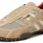 Geox Herren Uomo Snake L Sneakers, Lt Grey Anthracite