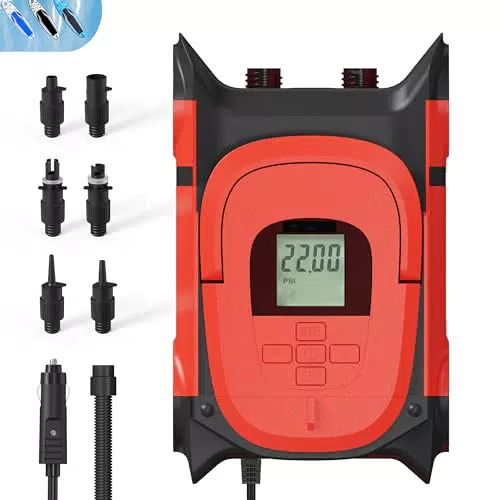GICLE Elektrische SUP Pumpe 22PSI mit Auto-Off für Paddle Board und Boot