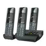 Gigaset COMFORT 520A Duo - 2 Schnurlose DECT-Telefone mit Anrufbeantworter - Elegantes Design - beste Audioqualität mit Freisprechfunktion - Anrufschutz - Adressbuch 200 Kontakten