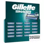 Gillette Mach3 Rasierklingen für Herren mit Gleitstreifen und neuer Beschichtung