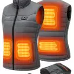 Gokozy Beheizbare Damenweste mit Powerbank – Elektrische Heizweste für Outdoor-Aktivitäten