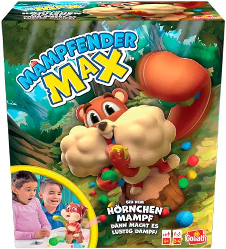 Goliath Mampfender Max – Lustiges Kinderspiel für Kinder ab 4 Jahren