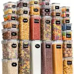 GoMaihe Vorratsdosen mit Deckel – Luftdichte Küchen Aufbewahrungsbox für Lebensmittel