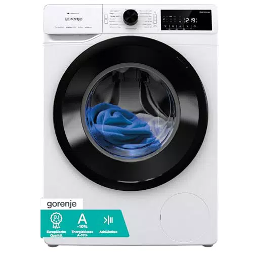 Gorenje WPAM94A1T Waschmaschine mit Dampffunktion und AquaStop, 1400 U/min