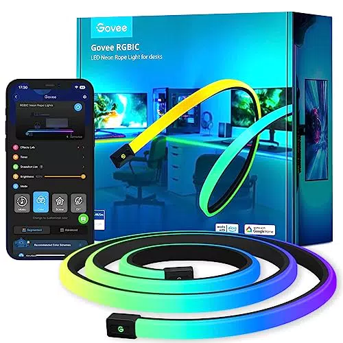 Govee RGBIC Gaming Neon LED Strip 3M für Gaming Schreibtisch