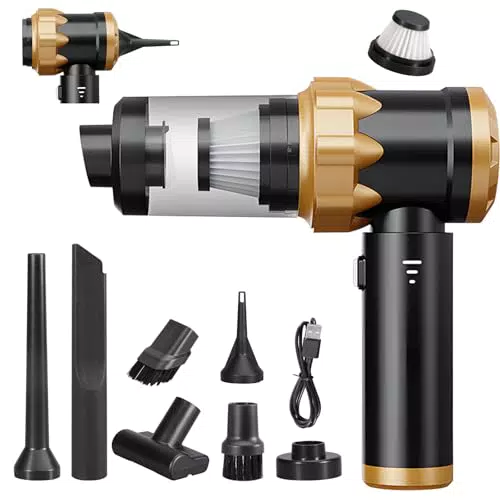 Grixz Handstaubsauger kabellos mit bürstenlosem Motor für Auto, Haus & Büro