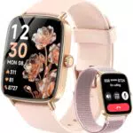 Gydom Smartwatch Damen mit Telefonfunktion, Fitness Tracker, Wasserdicht, HD Display