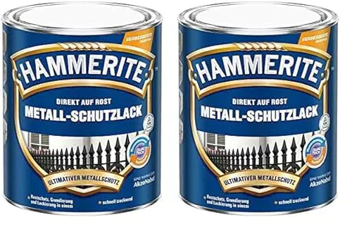 Hammerite Metallschutzlack glänzend – Rostschutzlack für Metalloberflächen